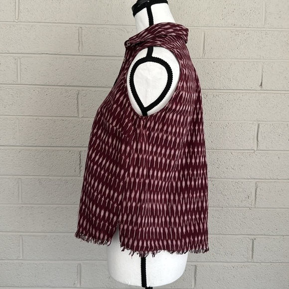 Madewell Moment Button Up in Ikat Print, XS - Picture 3 of 12